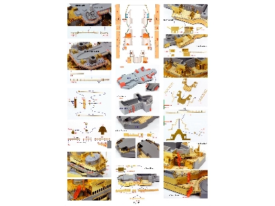 Uss Missouri Bb-63 Circa 1991 Detail Up Set (For Tamiya 78029) - zdjęcie 27
