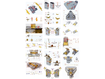 Uss Missouri Bb-63 Circa 1991 Detail Up Set (For Tamiya 78029) - zdjęcie 30