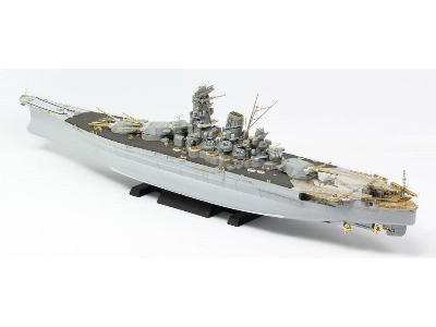 Ijn Musashi 1944 Advanced Detail Up Set (Coal Black Tone Stained Deck) (For Tamiya 78025) - zdjęcie 1