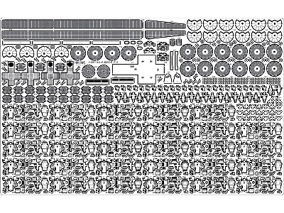 Ijn Musashi 1944 Advanced Detail Up Set (Hinoki Tone Stained Deck) (For Tamiya 78025) - zdjęcie 10