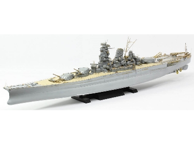 Ijn Musashi 1944 Advanced Detail Up Set (Hinoki Tone Stained Deck) (For Tamiya 78025) - zdjęcie 12