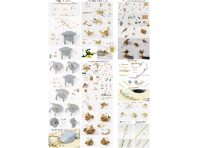 Ijn Musashi 1944 Advanced Detail Up Set (Hinoki Tone Stained Deck) (For Tamiya 78025) - zdjęcie 18