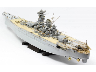 Ijn Musashi 1944 Advanced Detail Up Set (Hinoki Tone Stained Deck) (For Tamiya 78025) - zdjęcie 20