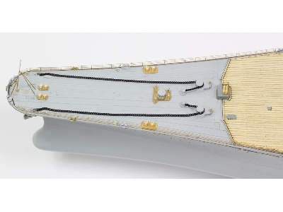 Ijn Musashi 1944 Advanced Detail Up Set (Hinoki Tone Stained Deck) (For Tamiya 78025) - zdjęcie 21
