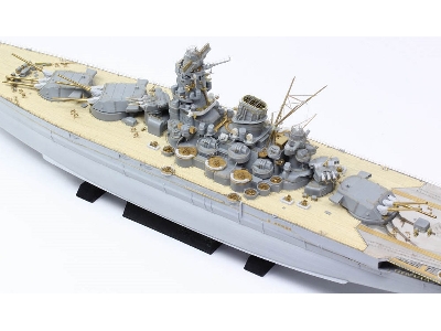 Ijn Musashi 1944 Advanced Detail Up Set (Hinoki Tone Stained Deck) (For Tamiya 78025) - zdjęcie 22