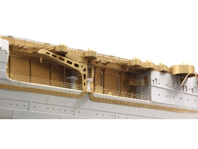 Uss Enterprise Cv-6 1942 Advanced Detail Up Set (20b Deck Blue Stained Wooden Deck) (For Trumpeter 65302) - zdjęcie 2