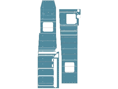 Uss Enterprise Cv-6 1942 Advanced Detail Up Set (20b Deck Blue Stained Wooden Deck) (For Trumpeter 65302) - zdjęcie 8