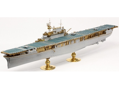 Uss Enterprise Cv-6 1942 Advanced Detail Up Set (20b Deck Blue Stained Wooden Deck) (For Trumpeter 65302) - zdjęcie 12