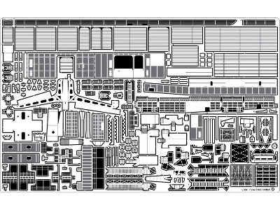 Uss Enterprise Cv-6 1942 Advanced Detail Up Set (20b Deck Blue Stained Wooden Deck) (For Trumpeter 65302) - zdjęcie 16