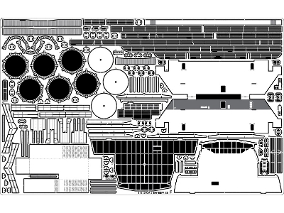 Uss Enterprise Cv-6 1942 Advanced Detail Up Set (20b Deck Blue Stained Wooden Deck) (For Trumpeter 65302) - zdjęcie 18