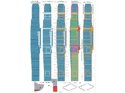 Uss Enterprise Cv-6 1942 Advanced Detail Up Set (20b Deck Blue Stained Wooden Deck) (For Trumpeter 65302) - zdjęcie 36