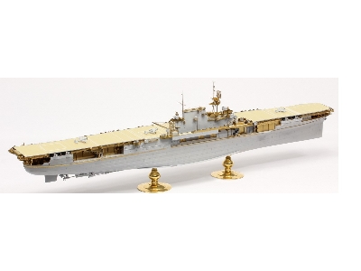 Uss Enterprise Cv-6 1942 Advanced Detail Up Set (Teak Tone Stained Wooden Deck) (For Trumpeter 65302) - zdjęcie 12