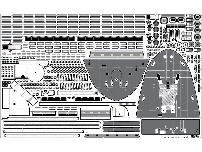 Uss Enterprise Cv-6 1942 Advanced Detail Up Set (Teak Tone Stained Wooden Deck) (For Trumpeter 65302) - zdjęcie 18