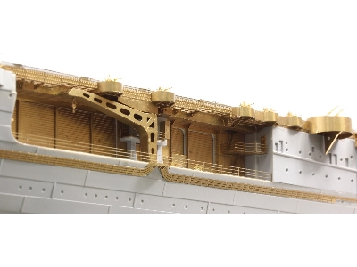 Uss Enterprise Cv-6 1942 Advanced Detail Up Set (Teak Tone Stained Wooden Deck) (For Trumpeter 65302) - zdjęcie 36