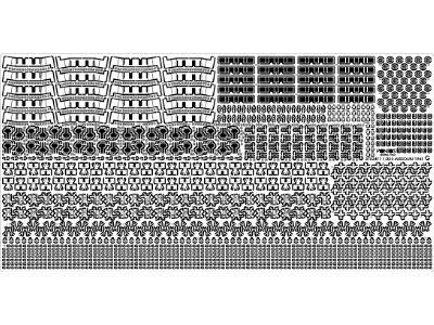 Uss Missouri Bb-63 1945 Advanced Detail Up Set (20b Deck Blue Stained Wooden Deck) (For Hobby Boss 86516) - zdjęcie 5