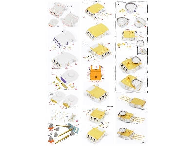 Uss Missouri Bb-63 1945 Advanced Detail Up Set (20b Deck Blue Stained Wooden Deck) (For Hobby Boss 86516) - zdjęcie 22