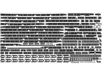 Uss Missouri Bb-63 1945 Advanced Detail Up Set (20b Deck Blue Stained Wooden Deck) (For Hobby Boss 86516) - zdjęcie 28