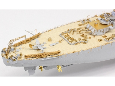 Uss Missouri Bb-63 1945 Advanced Detail Up Set (Teak Tone Wooden Deck) (For Hobby Boss 86516) - zdjęcie 33