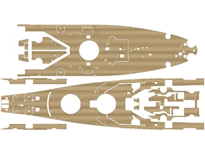 Uss Missouri Bb-63 1945 Advanced Detail Up Set (Teak Tone Wooden Deck) (For Hobby Boss 86516) - zdjęcie 35