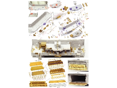 Uss Wasp Lhd-1 Detail Up Set (For Trumpeter 05611 Or Revell 05104) - zdjęcie 35