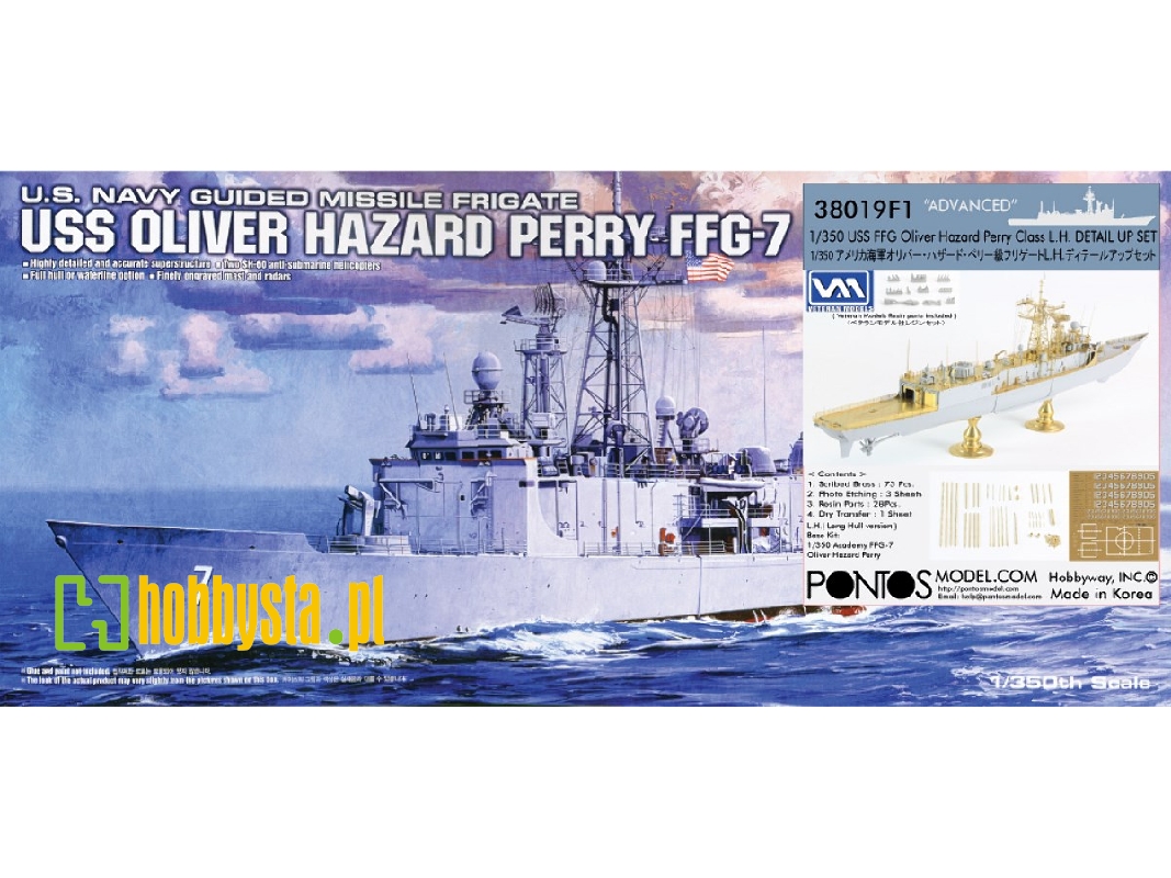 Us Navy Oliver Hazard Perry Class Advanced Detail Up Set And Academy Kit - zdjęcie 1 Us Navy Oliver Hazard Perry Class Advanced Detail Up Set And Academy Kit - zdjęcie 1