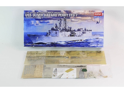 Us Navy Oliver Hazard Perry Class Advanced Detail Up Set And Academy Kit - zdjęcie 7