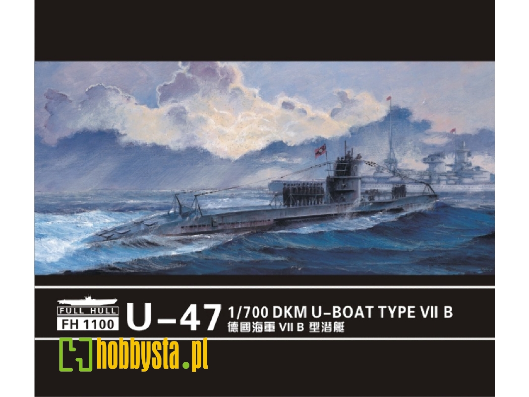 U-boat Type Vii B Dkm U-47 (2 Kits In Box) - zdjęcie 1 U-boat Type Vii B Dkm U-47 (2 Kits In Box) - zdjęcie 1