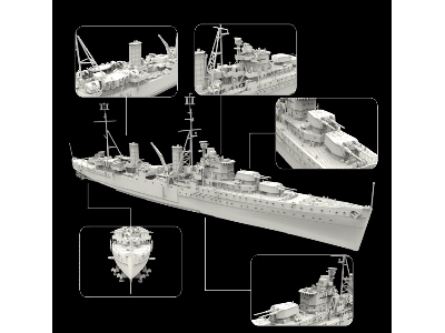 Chinese Light Cruiser Chung King - zdjęcie 2