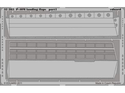  P-40M landing flaps 1/32 - Hasegawa - blaszki - zdjęcie 1