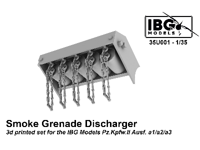 Smoke Grenade Discharger (For The Ibg Models Pz.Kpfw.Ii Ausf. A1/A2/A3) - zdjęcie 1