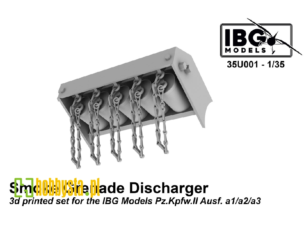 Smoke Grenade Discharger (For The Ibg Models Pz.Kpfw.Ii Ausf. A1/A2/A3) - zdjęcie 1 Smoke Grenade Discharger (For The Ibg Models Pz.Kpfw.Ii Ausf. A1/A2/A3) - zdjęcie 1