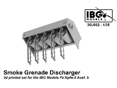 Smoke Grenade Discharger (For The Ibg Models Pz.Kpfw.Ii Ausf. B) - zdjęcie 1