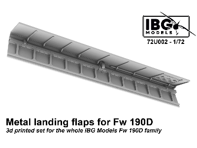 Metal Landing Flaps For Fw 190d Family (Ibg) - zdjęcie 1