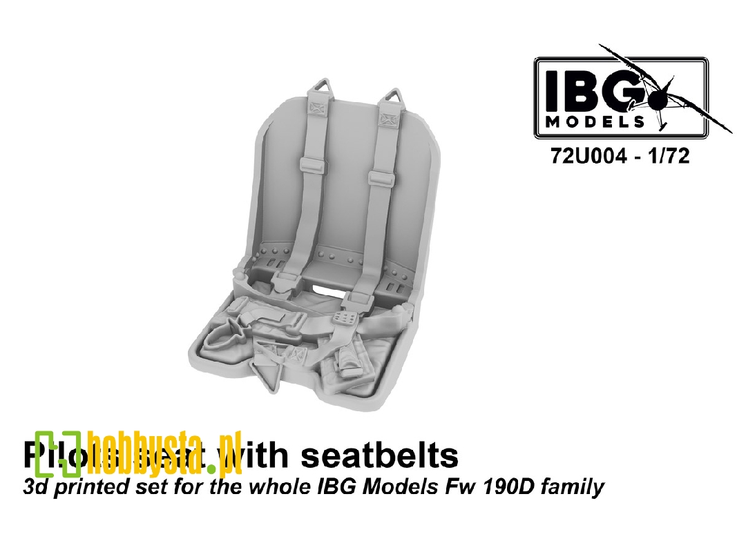 Pilots Seat With Seatbelts (For The Whole Ibg Models Fw 190d Family) - zdjęcie 1