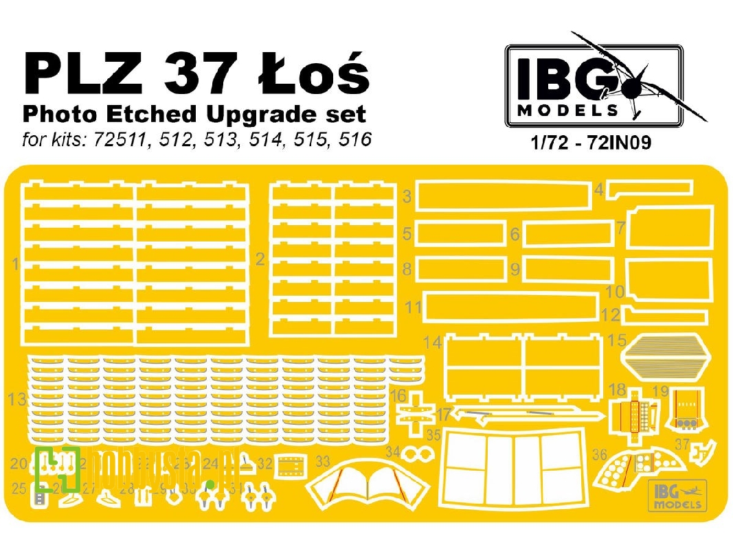 Pzl-37 łoś Upgrade Set - zdjęcie 1 Pzl-37 łoś Upgrade Set - zdjęcie 1