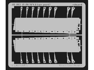  P-40M/ N flaps 1/48 - Eduard - blaszki - zdjęcie 4