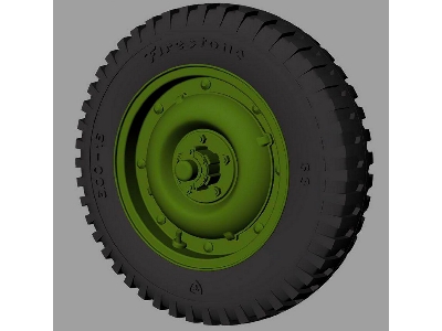 Willys Mb "jeep" Road Wheels (Firestone) - zdjęcie 1