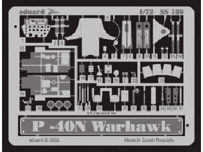  P-40N 1/72 - Hasegawa - blaszki - zdjęcie 1