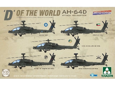 "D" of the World AH-64D Apache Longbow Attack Helicopter - Limited Edition - zdjęcie 1