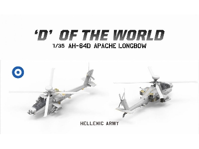 "D" of the World AH-64D Apache Longbow Attack Helicopter - Limited Edition - zdjęcie 2
