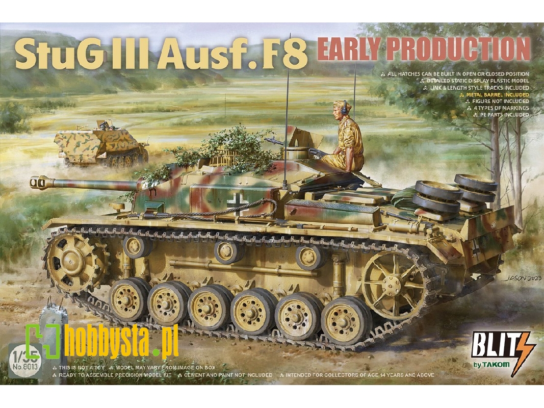 Stug III Ausf. F8 wczesna produkcja - zdjęcie 1