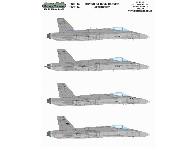 Finnish F/A-18c/D Hornets - Generic Set - zdjęcie 1