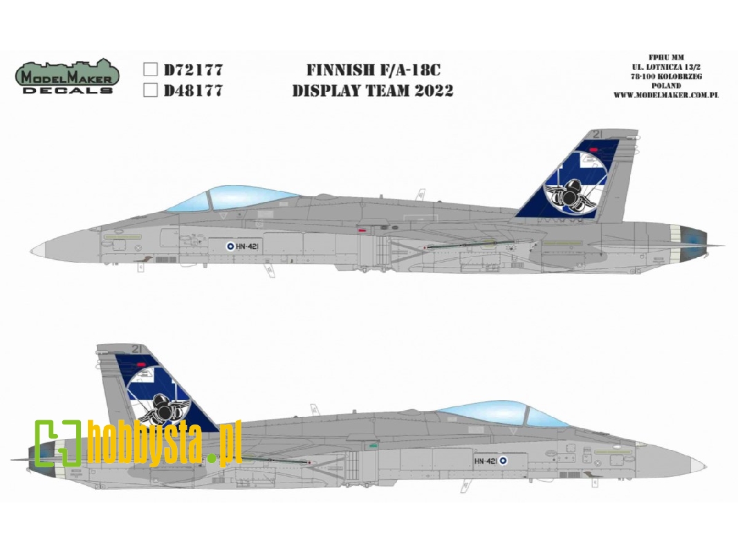 Finnish F/A-18c Display Team 2022 - zdjęcie 1