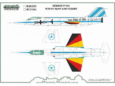 German F-104 Wtd 61 98/04 Last Flight - zdjęcie 2