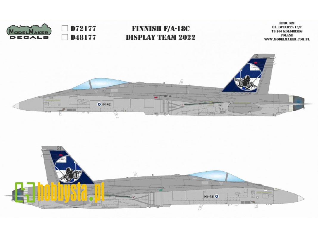 Finnish F/A-18c Display Team 2022 - zdjęcie 1 Finnish F/A-18c Display Team 2022 - zdjęcie 1