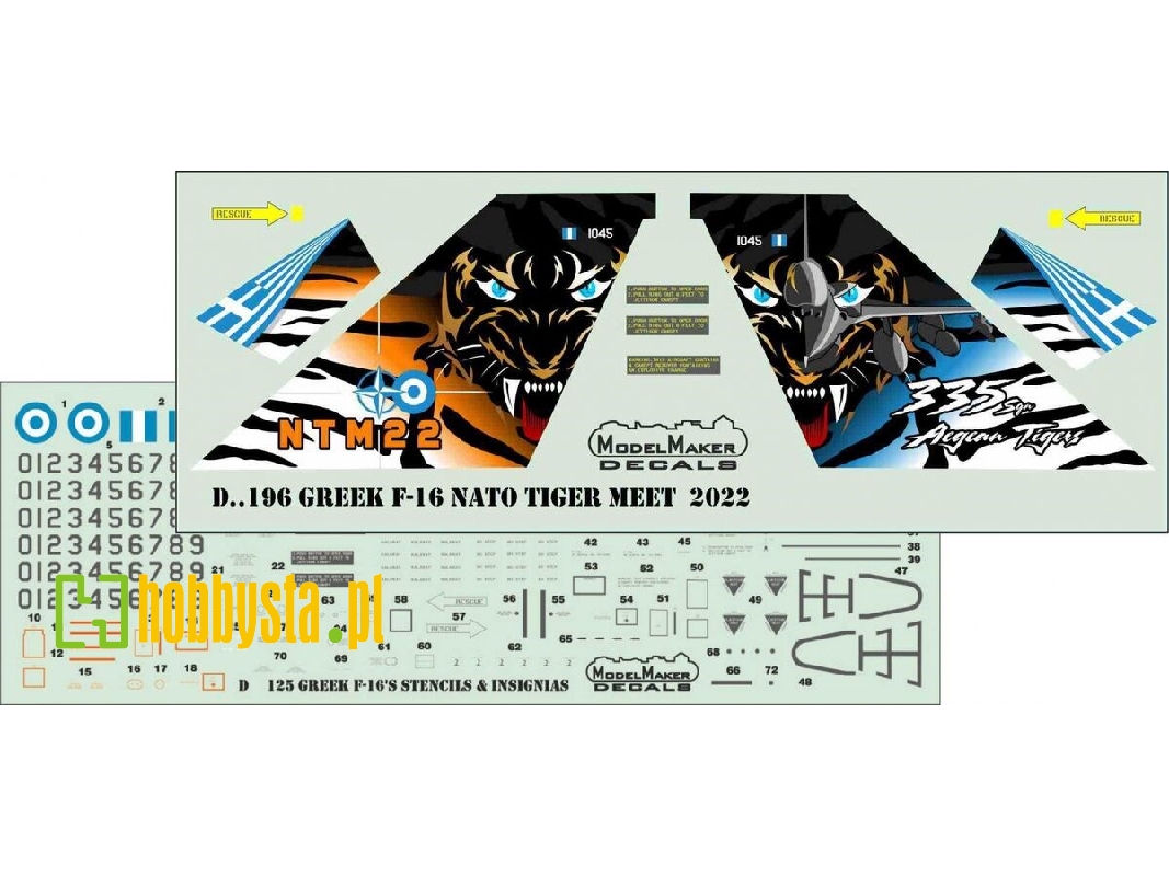 Greek F-16 Nato Tiger Meet 2022 - zdjęcie 1 Greek F-16 Nato Tiger Meet 2022 - zdjęcie 1