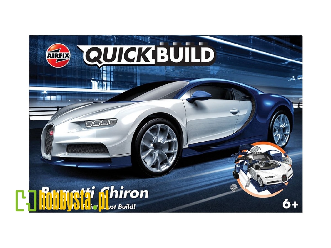 QUICKBUILD Bugatti Chiron - zdjęcie 1 QUICKBUILD Bugatti Chiron - zdjęcie 1