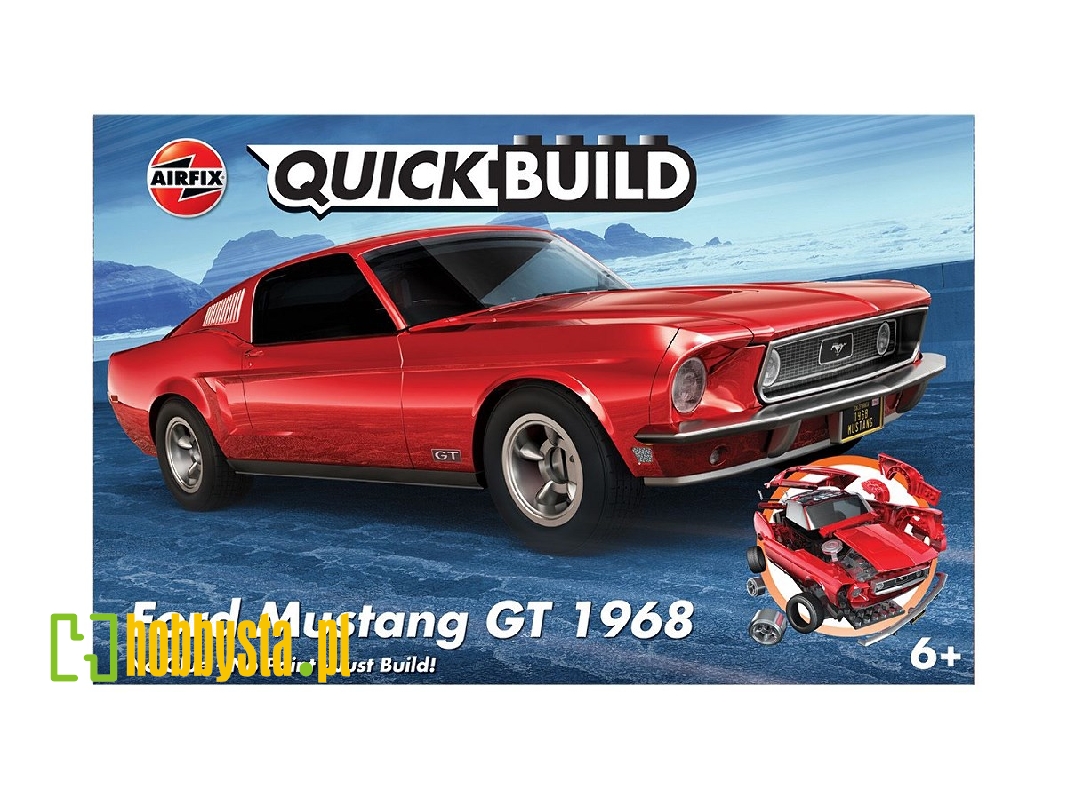 QUICKBUILD Ford Mustang GT 1968 - zdjęcie 1 QUICKBUILD Ford Mustang GT 1968 - zdjęcie 1