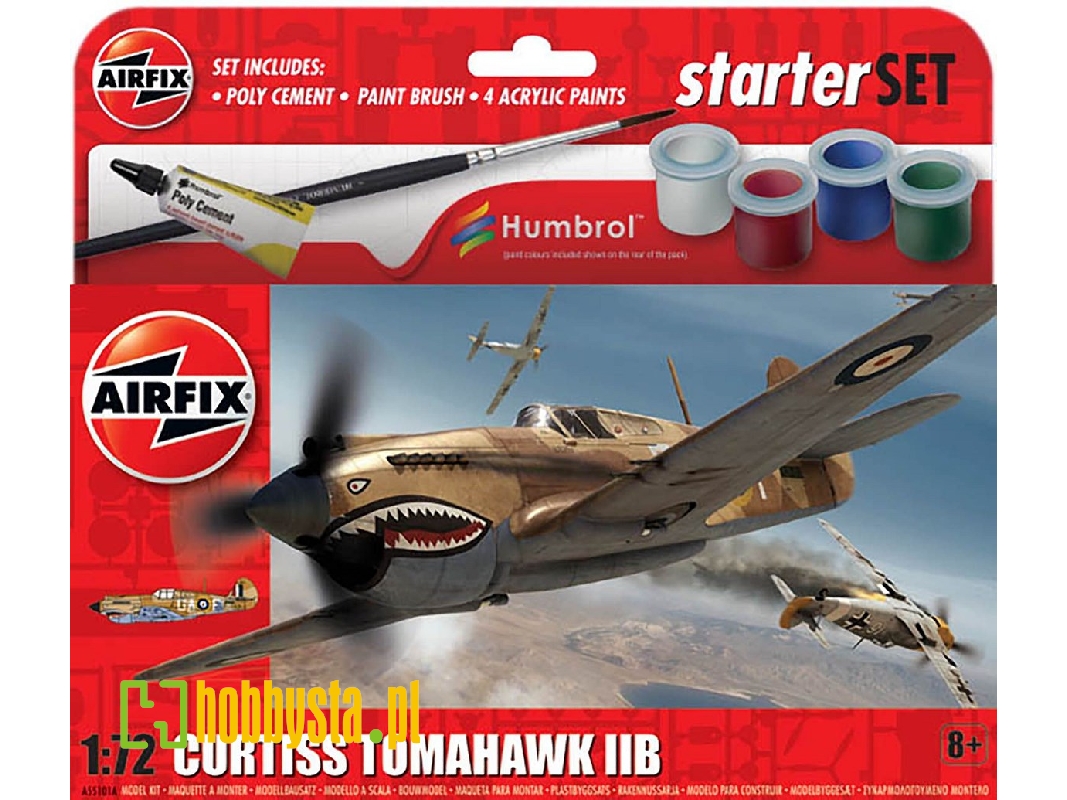 Curtiss Tomahawk IIB - Zestaw podarunkowy - zdjęcie 1 Curtiss Tomahawk IIB - Zestaw podarunkowy - zdjęcie 1