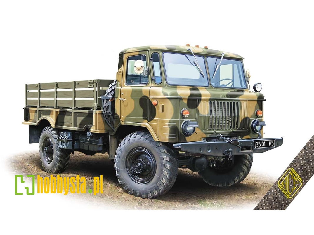 Radziecka terenowa ciężarówka wojskowa GAZ-66 - zdjęcie 1 Radziecka terenowa ciężarówka wojskowa GAZ-66 - zdjęcie 1